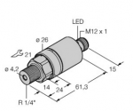 規格尺寸說明Turck PNP/NPN輸出壓力傳感器