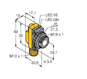 工作原理電感式角度傳感器TURCK，圖爾克技術參數