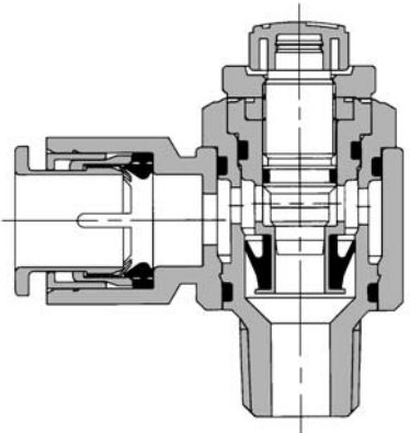 SMC AS單向節(jié)流閥結構原理圖-進氣節(jié)流型